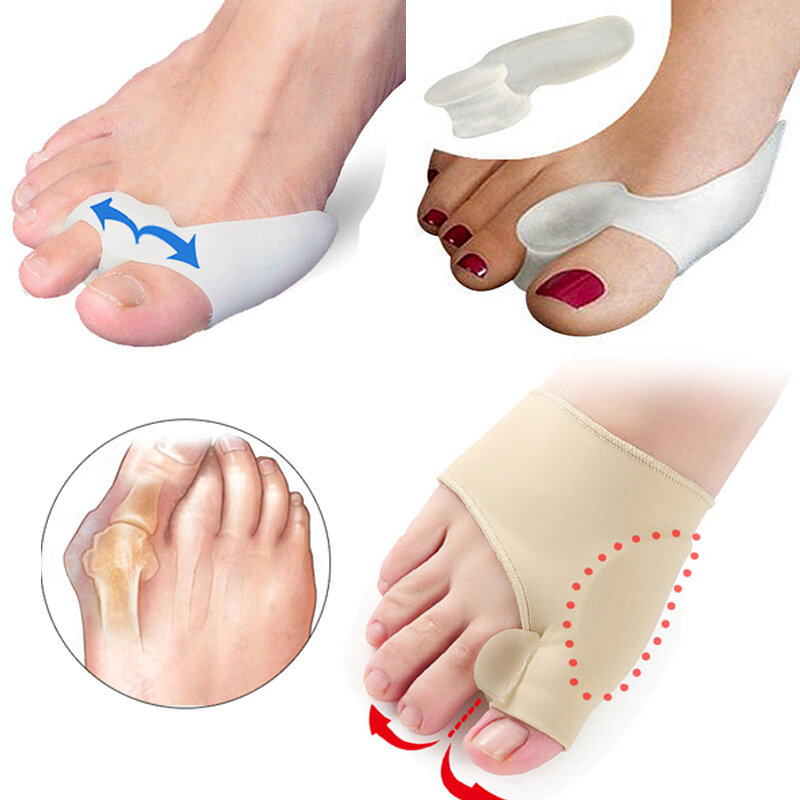 Corretor ortopédico de joanete, separador de dedos dos pés para pedicure, ferramenta de esticar, corretor de hálux valgus em osso grande, ajustador de polegar, ferramenta de cuidados com os pés