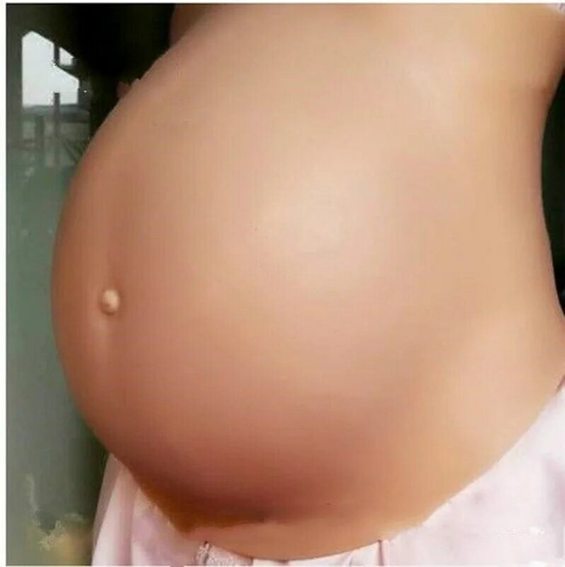 Pancia finta Premium realistica 2-10 mesi gravidanza incinta Baby Bump  protesi in Silicone morbido FalseTummy artificiale / Intimo donna