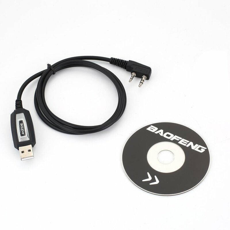 Câble/cordon de programmation USB, pilote de CD pour émetteur-récepteur portable Baofeng