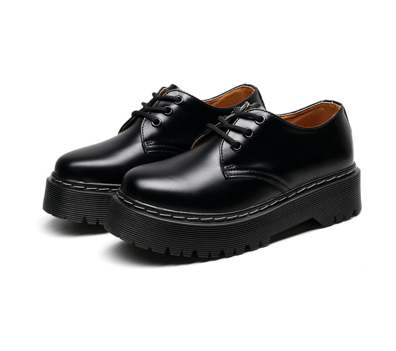 Lente Platform Lederen Schoenen Vrouwen Oxford Schoenen Comfortabele Sneakers Femmes Chaussures Martens Vrouwen Mocassins