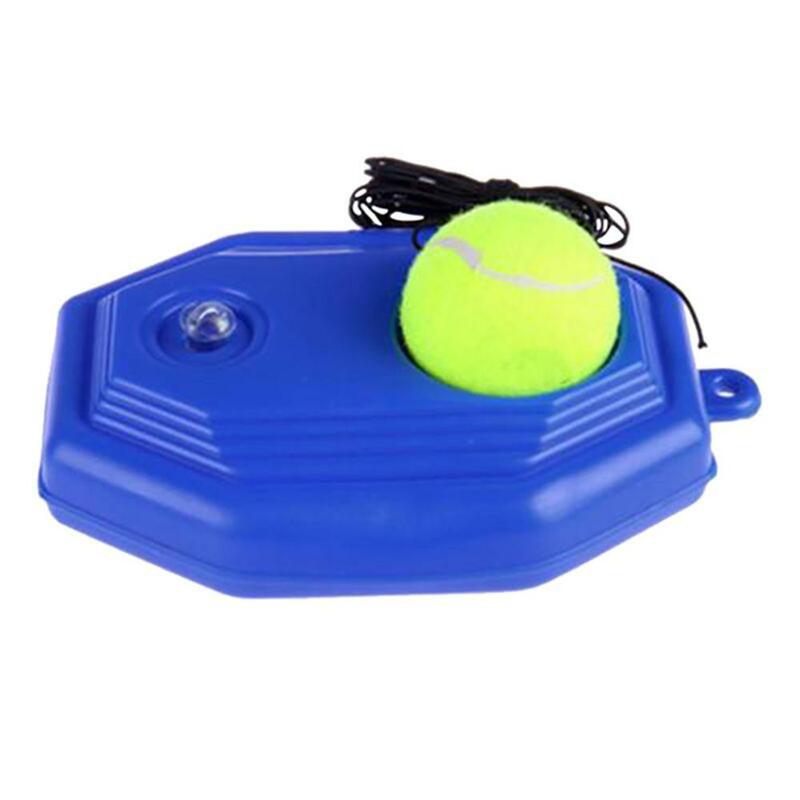 Сверхмощный тренировочный инструмент для тенниса с эластичным веревочным мячом, тренировочный самоотскок, Теннисный тренажер для дома, па...