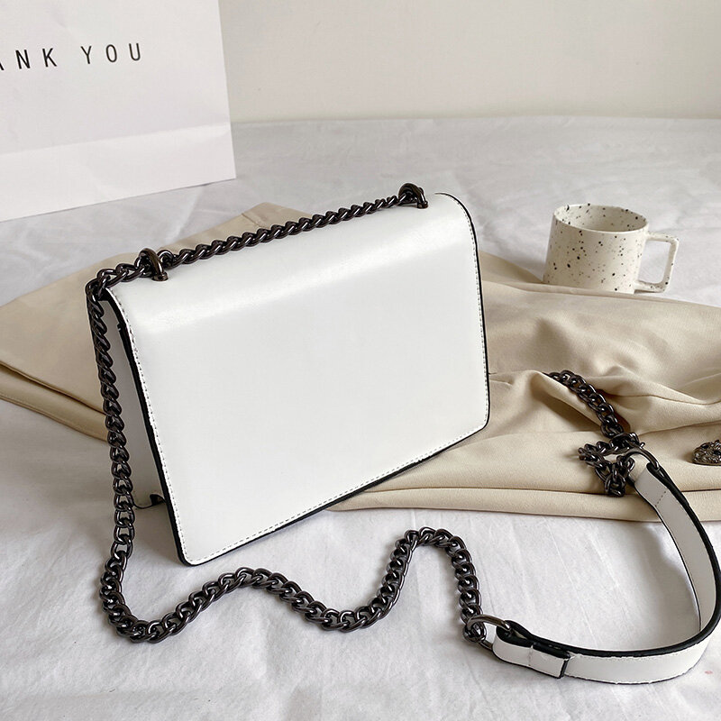 Moda damska torebka Deisgner luksusowe torby na ramię ze skóry PU dla kobiet 2021 marka Deisgn łańcuchowe torby na ramię torebka Sac Femme