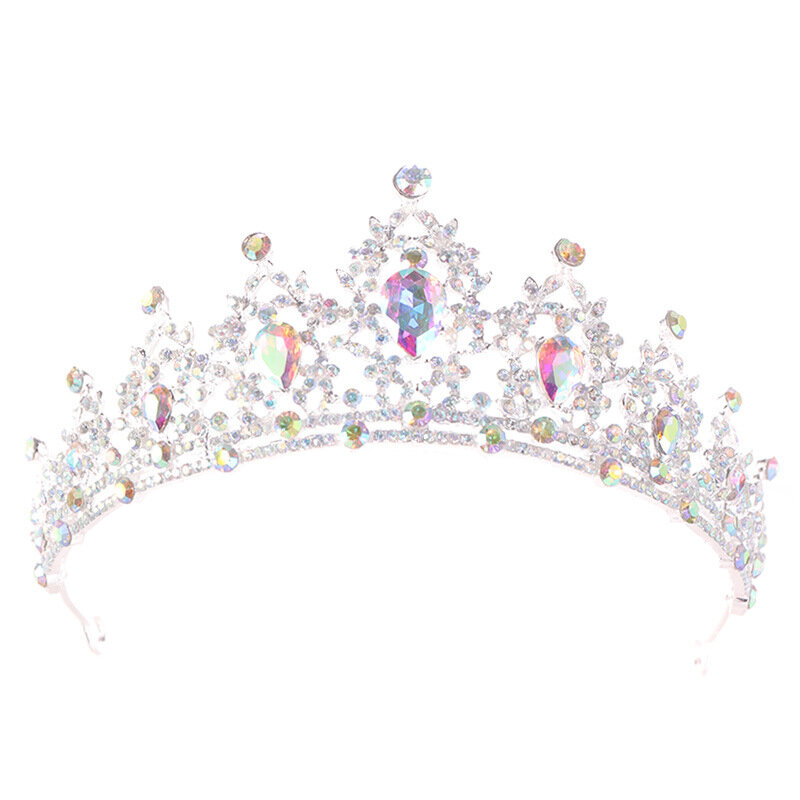 Diadema Noiva para novia, Tiara nupcial, corona para mujer y niña, princesa coroa, tocado, joyería para el cabello, coronne de mariage