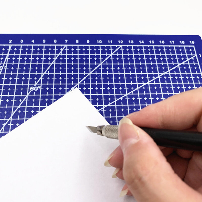 A4 A5 PVC Cutting Mat Board Engraving Hard Pad Durable Handwriting Plank Lightweight Cutting Mat Measuring Pad DIY Art Tool