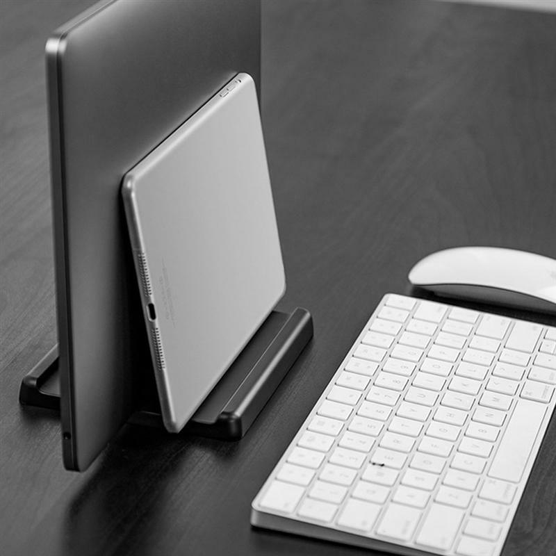 2020 Penopang Laptop Vertikal untuk Macbook Air Pro 13 15 Penyangga ABS Desktop dengan Ukuran Dok Yang Dapat Disesuaikan untuk Penopang Notebook
