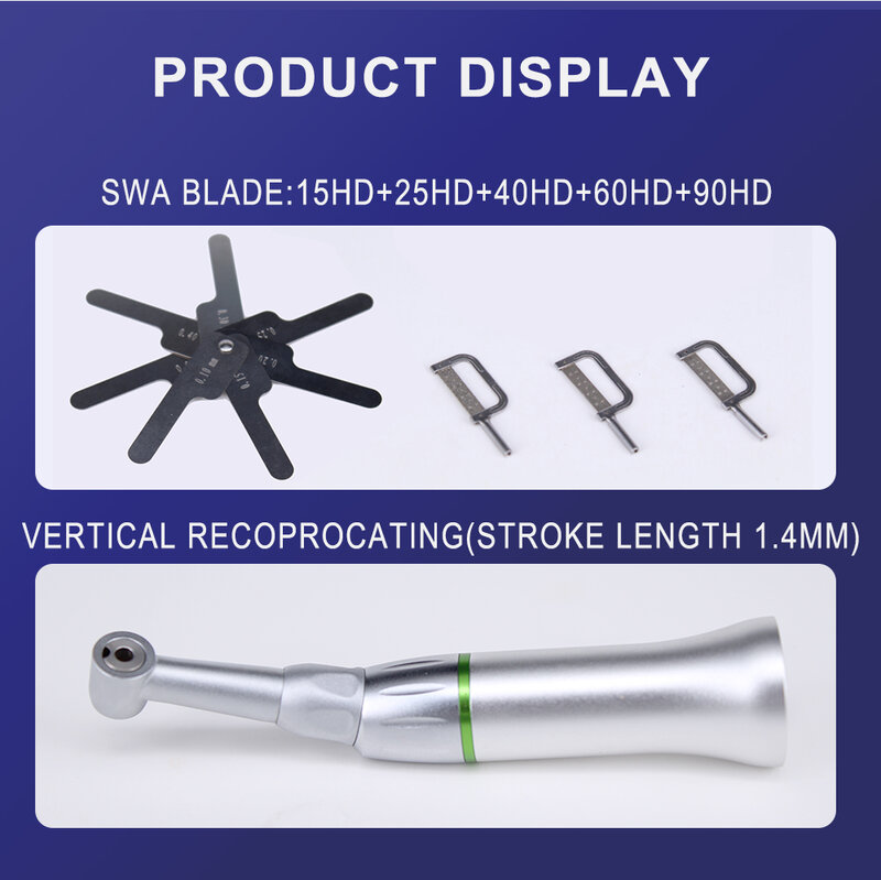 Orthodontic Tools 4:1 Dental Low Speed Handpiece Interproximal Strips Reciprocating Contra Angle Handpiece With IPR System