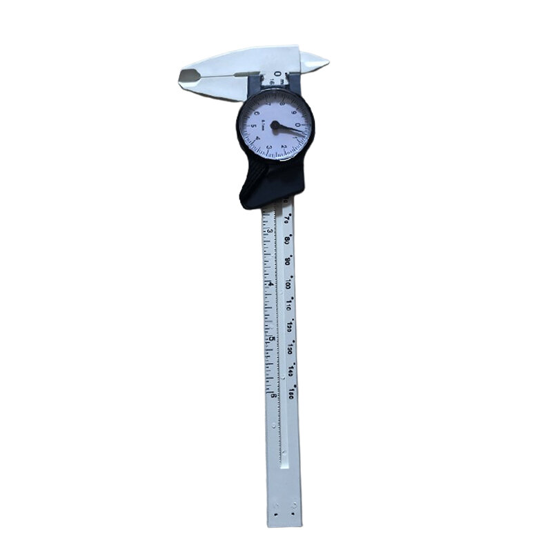 Paquímetro vernier portátil, comprimento 0-150mm/0-6 polegadas, mostrador à prova de choque, para medição interna e externa de profundidade, lixa