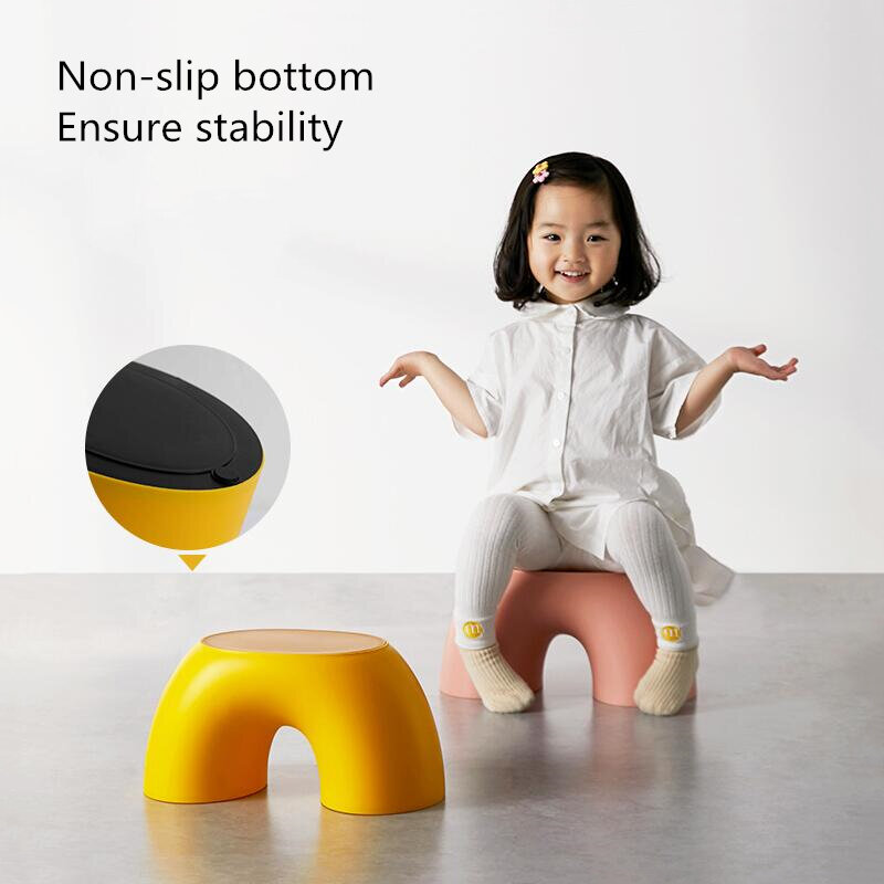 Tabouret arc-en-ciel pour enfants, siège de femme enceinte, toilette, pied, meuble de salle de bain, pied de maison, chaise PP, canapé confortable