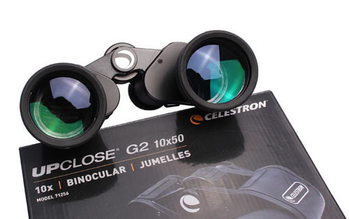 Celestron-Binocular de techo UpClose G2, Mini telescopio compacto de alta potencia para eventos deportivos, viajes, conciertos, pájaros, 10x50