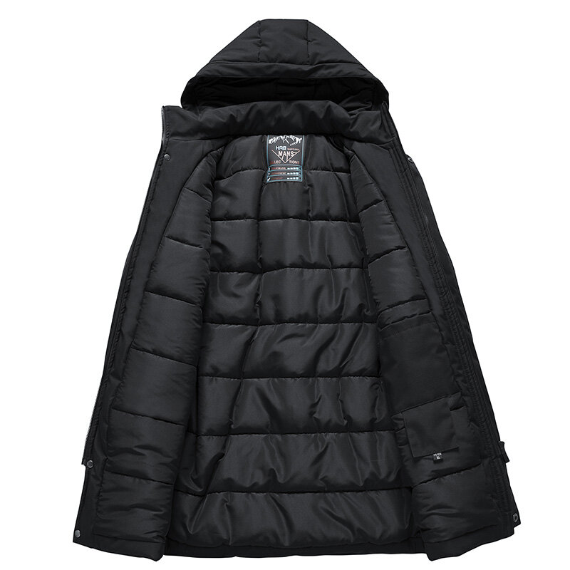 Abrigo grueso de plumón y Parka para hombre, chaqueta acolchada de talla grande 6XL, 7XL, 8XL, 2020, para invierno