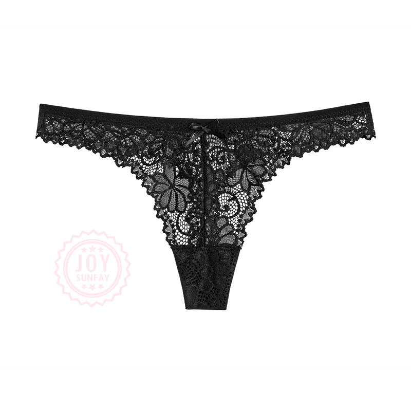 3 Pcs / Set Sexy Women Lace Thong Floral Girl G-String Lingerie Comfort Female Low-Rise Underwear Soft Intimates Fashion Panties