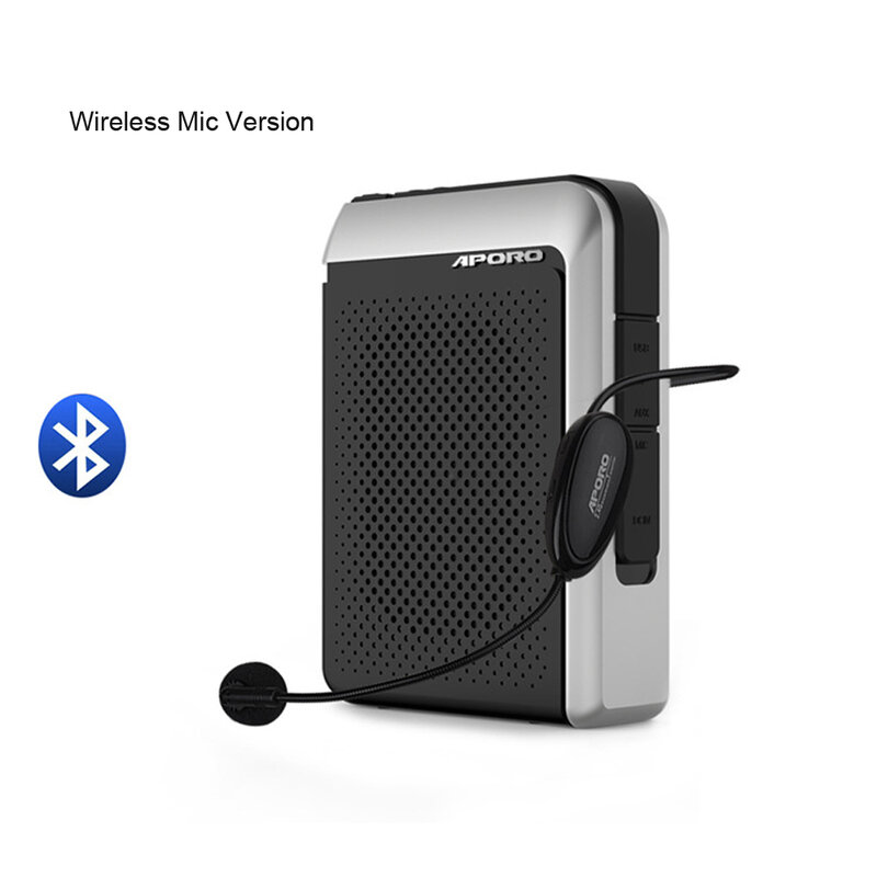 30W Bluetooth 5.0 Voice Amplifier Wired/2.4G Wireless Portable Teaching School College Tour Guide Megaphone Microphone Speaker