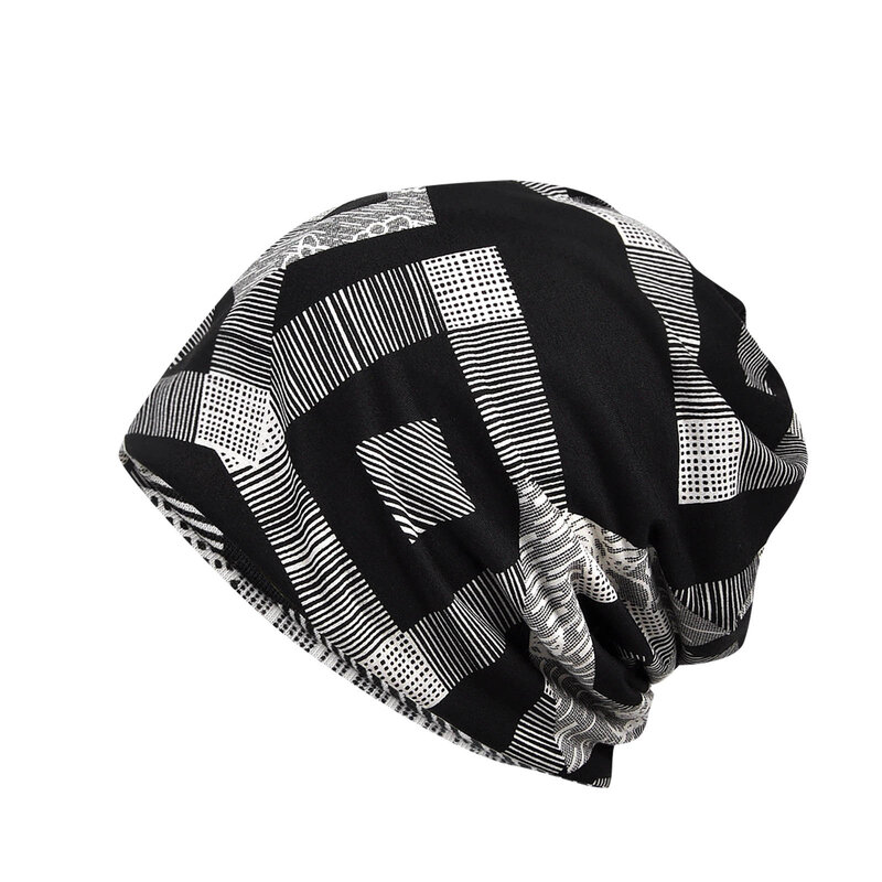 2021 New Headgear Spring Brimless Printing Scarf Hat Cotton Scarf Winter Scarves Scarf Neck Mesh Breathable Hat Neckerchief