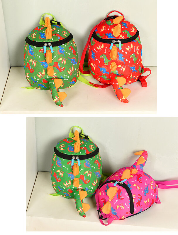 HAWSON-mochila escolar para niños de 1 a 4 años, bolso de hombro, de dinosaurio, para guardería, antipérdida