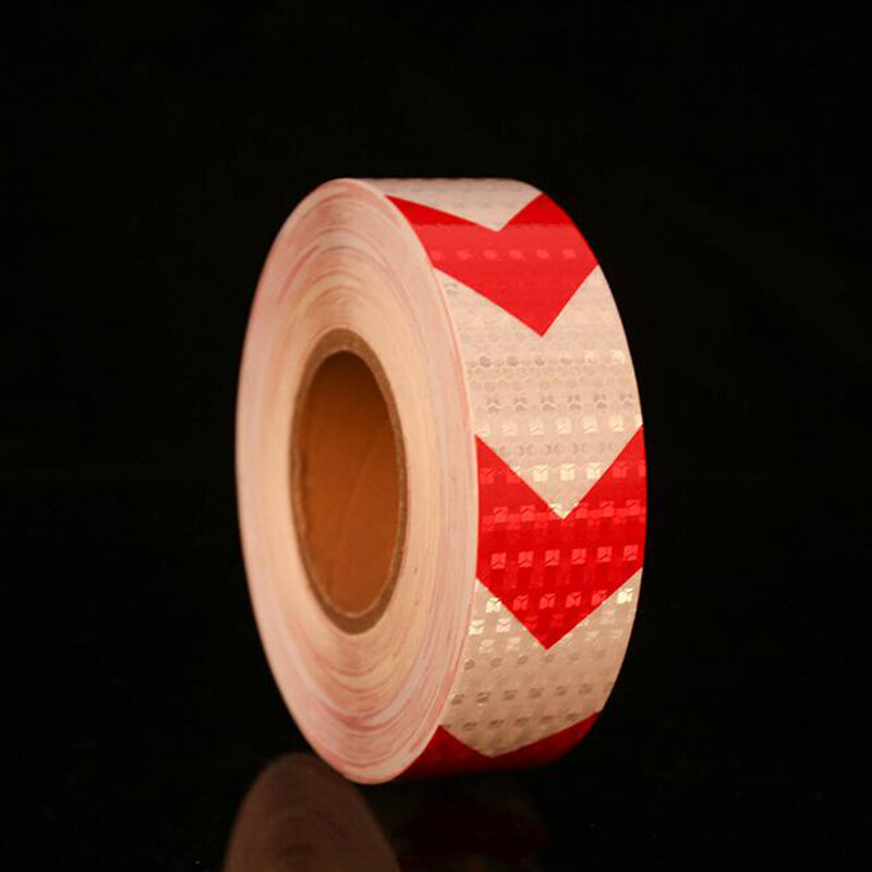 5cmx10m/Roll Reflective Tape Stickers Warning Sign Film For Truck