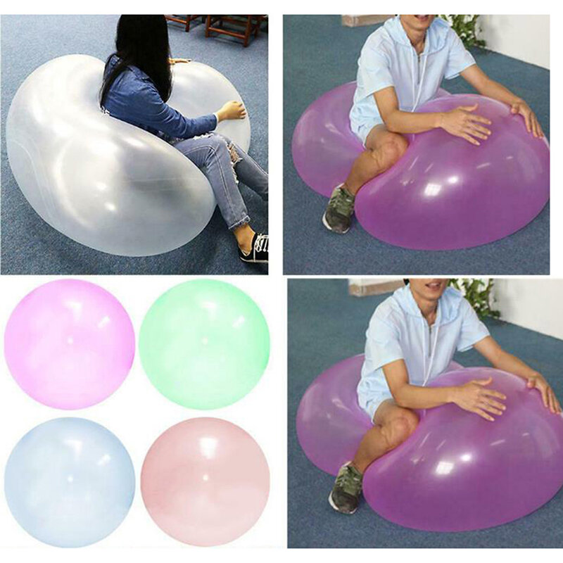 S M L Größe Kinder Outdoor Soft Air Wasser Gefüllt Blase Ball Blow Up Ballon Spielzeug Spaß Party-Spiel Große geschenke großhandel