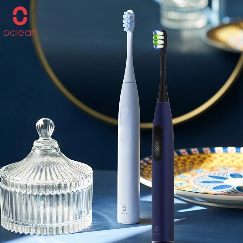 11NONV（-10$) STOPATI10（-8€)Oclean f1 sonic escova de dentes elétrica ipx7 à prova dwaterproof água 3 modos para adulto inteligente escova de dentes carregamento ultra sônico automático rápido
