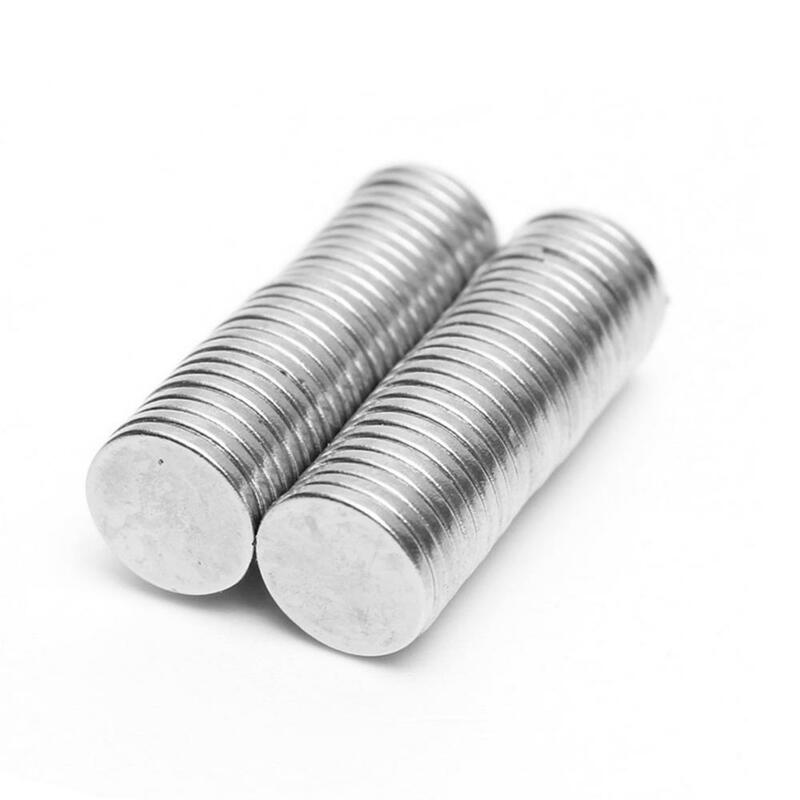 50Pcs Multifunctional DIY 8x1mm N40 Round Disk Strong Rare Earth NdFeB Magnets Fridge Crafts For Acoustic Field Electronics