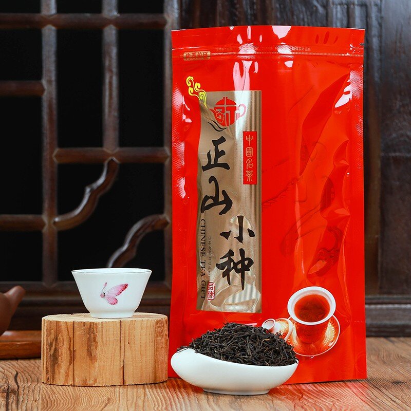 Chiński Zhengshanxiaozhong Zheng shan xiao zhong czarna herbata lapsang souchong 250g wysokiej jakości zielone jedzenie