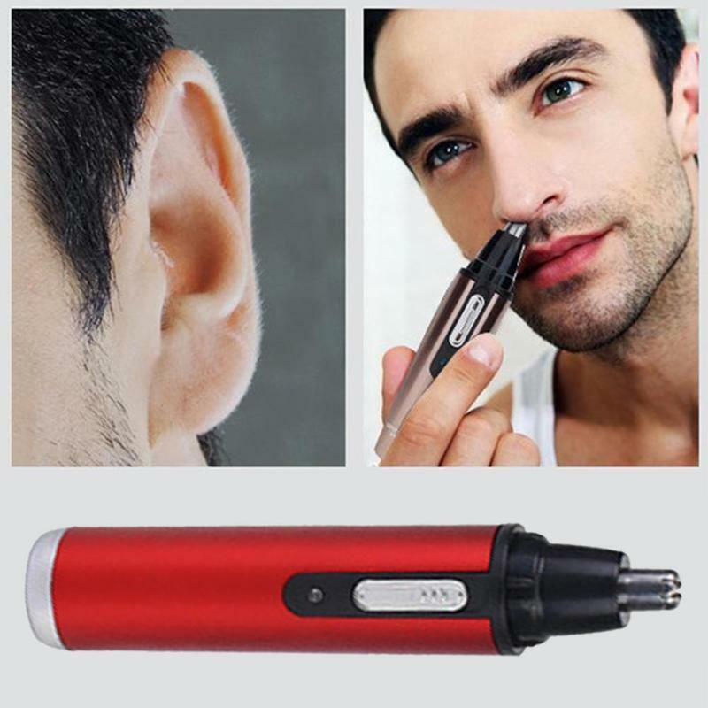 Aparador usb de cabelo recarregável, ferramenta de barbear para homens, corte de nariz e cabelo seguro, w9q0 aparagem o1r5