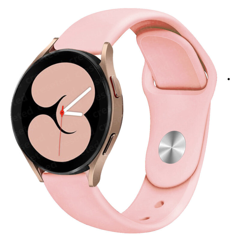 Correa de reloj para Samsung Galaxy Watch 4, pulsera de silicona para Huawei watch GT 2 de 20/22mm, classic Active 2 de 44mm, 42mm/46mm Gear S3