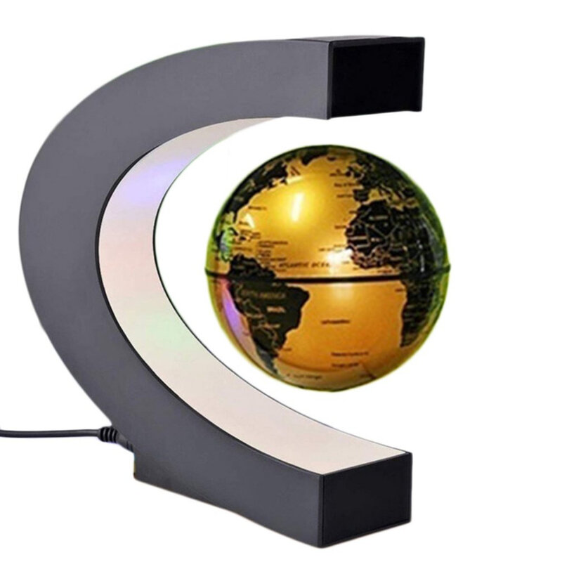 Plastik ABS antygrawitacja pływająca kula magnetyczna z oświetleniem LED dekoracja prezentowa obsługiwana elektronicznie sterowanym magnesem