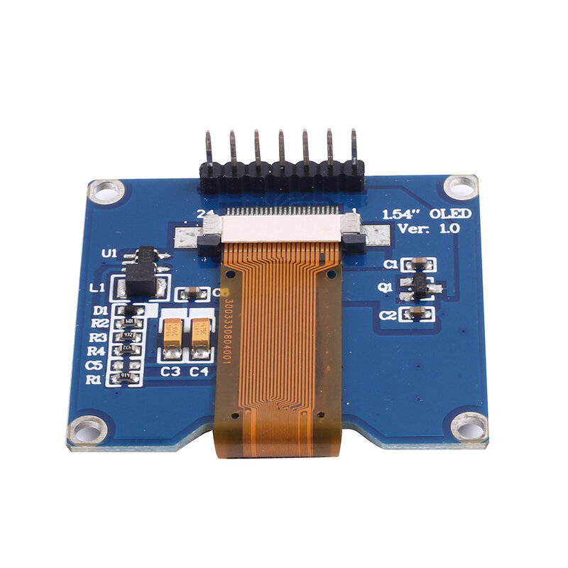 DC 3.3V-5V 1.5 Inch OLED LCD Display Screen Module 128x128 SSD1327 Driver I2C Interface Screen Board Compatible UNO R3