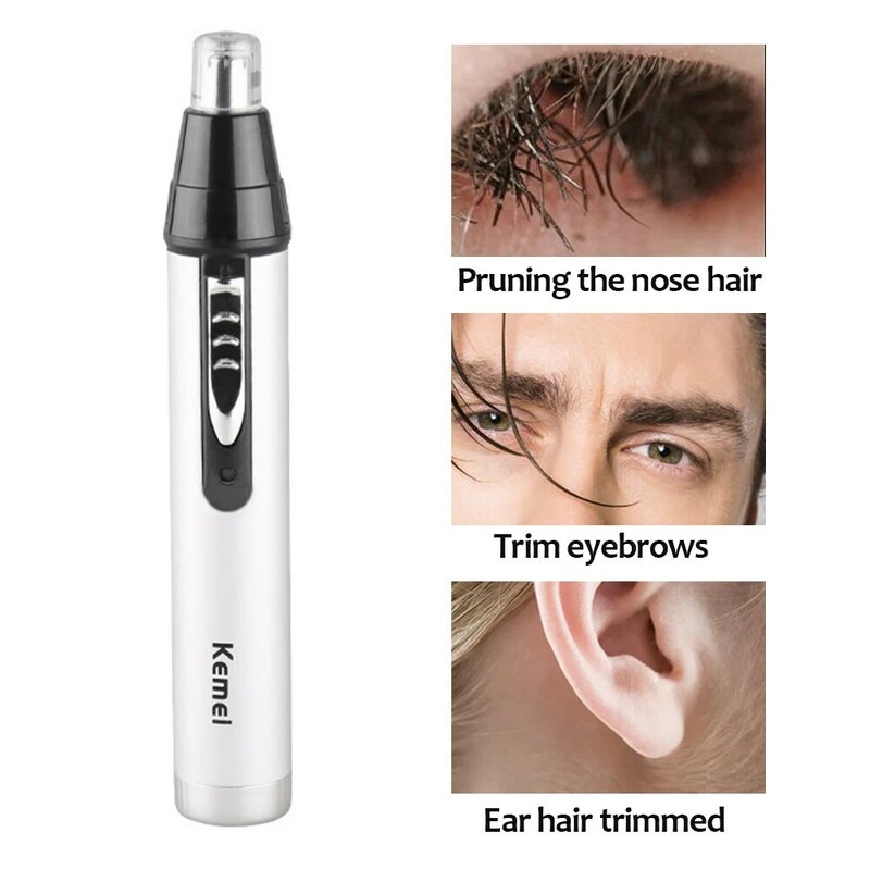 3 в 1 Электрический триммер для носа и ушей для мужчин, бритва, перезаряжаемая Машинка для удаления волос и бровей, триммер, безопасный продукт, машинка для бритья, уход за лицом