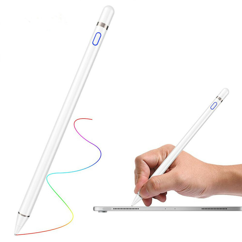 유니버설 용량 성 Stlus 터치 스크린 펜 IOS/안 드 로이드 시스템에 대 한 스마트 펜 애플 iPad 전화 스타일러스 연필 터치 펜