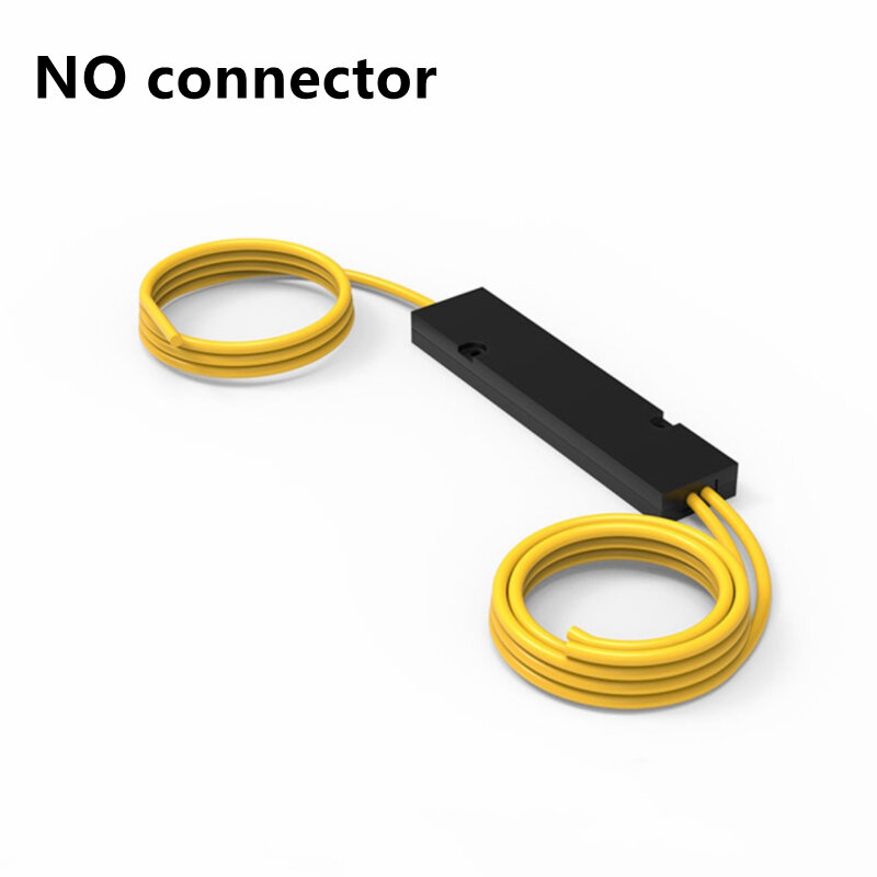 Jillway Serat Optik 1X2 Splitter FTTH Pigtail 1:2 Mini 2 M FBT Kabel Konektor Meruncing Kerugian Rendah Serat Optik SC/FC/UPC/APC