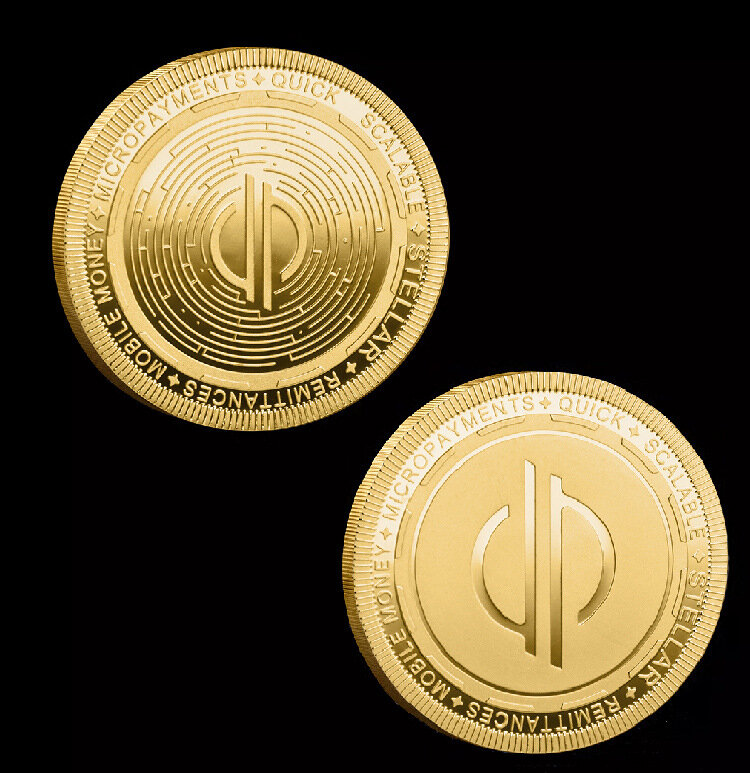 Koin Bintang Baru 40Mm * 3Mm Koin Virtual Koin Peringatan Mata Uang Digital Kerajinan Logam Koin Emas Koleksi Koin Perak