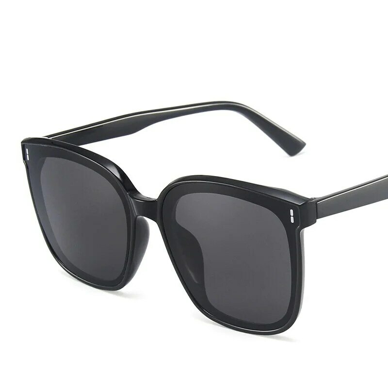 LONSY klasyczny Vintage kwadratowe okulary kobiety mężczyźni marka projektant Retro czarny luksusowe okulary gogle óculos Gafas De Sol UV400