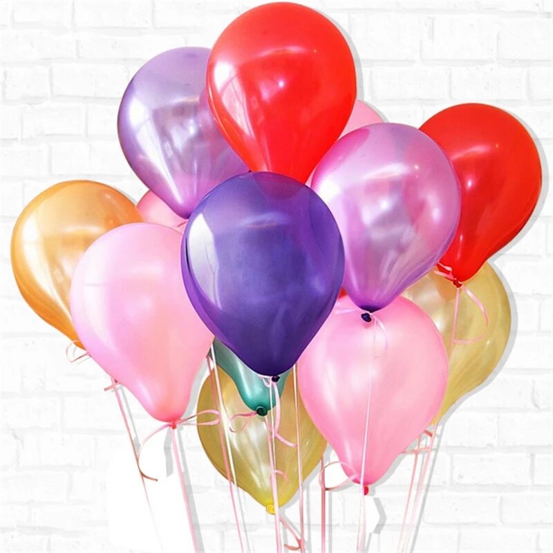 10/20/50 sztuk 10 cali 1.2g perłowe balony lateksowe urodziny dekoracje ślubne bożonarodzeniowe balon dzieci zabawki balony Globos