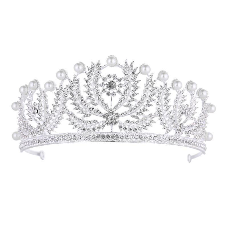 Baroque Crown Bling Rhinestone Tiaras and Crowns for Women Girls Bride Noiva Wedding Hair Accessories Royal Princess diadema