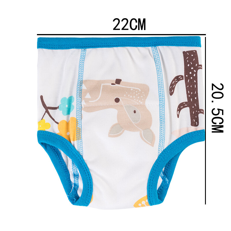 Bebê fraldas reutilizáveis calças de treinamento da criança lavável fraldas calcinha para desenho pano fralda respirável ecológico