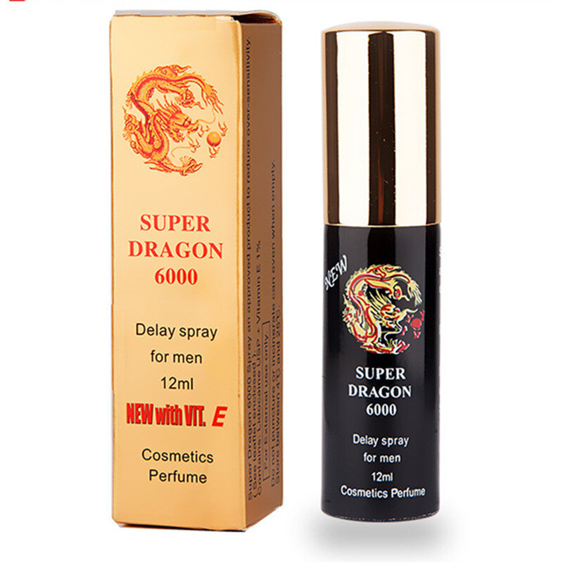 Super Dragon maschio 6000 ritardo Spray tempo di estensione del pene locale lubrificante richiamo crema addensante
