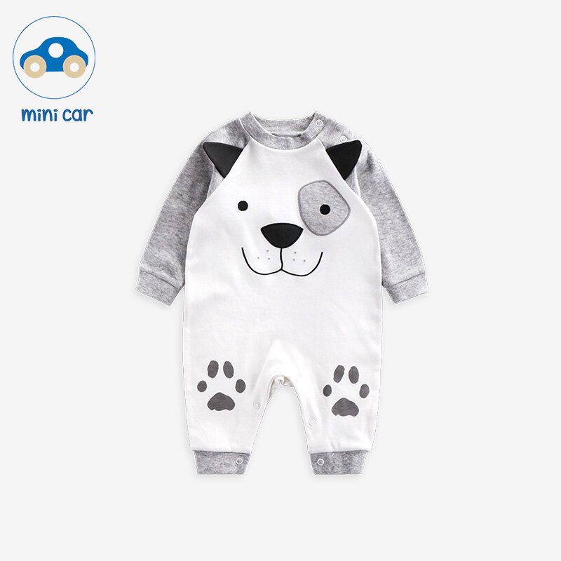 Car children BABY BODYSUIT baby romper spring and autumn out cartoon cute fashion climbing clothes