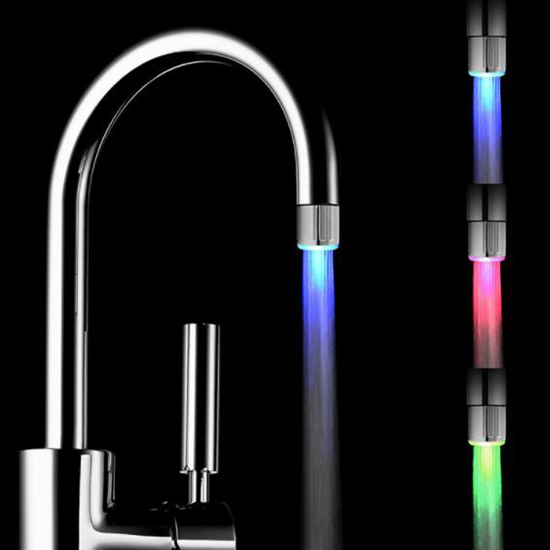 Led 수도꼭지 홈 침실 크리 에이 티브 led 라이트 샤워 헤드 물 로맨틱 7 색 변경 목욕 홈 욕실 글로우 램프