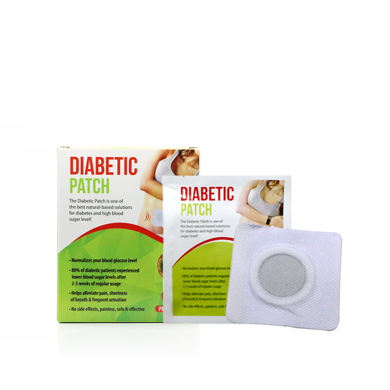 6-12Pcs Diabetic Patch จีนสมุนไพรธรรมชาติ Cure ลดระดับน้ำตาลในเลือด Treatment บรรเทาโรคเบาหวานปูนปลาสเตอร์ทางการ...