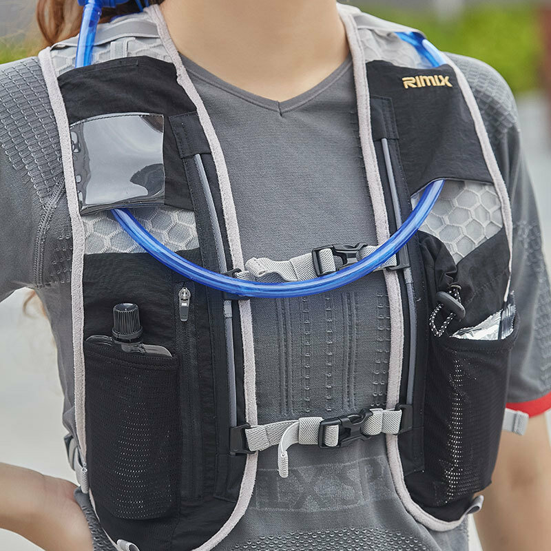 2021ใหม่กลางแจ้งฟิตเนสวิ่งเสื้อกั๊ก Quick-Dry Breathable กระเป๋า Hydration กระเป๋าเป้สะพายหลังอุปกรณ์เสริม-40
