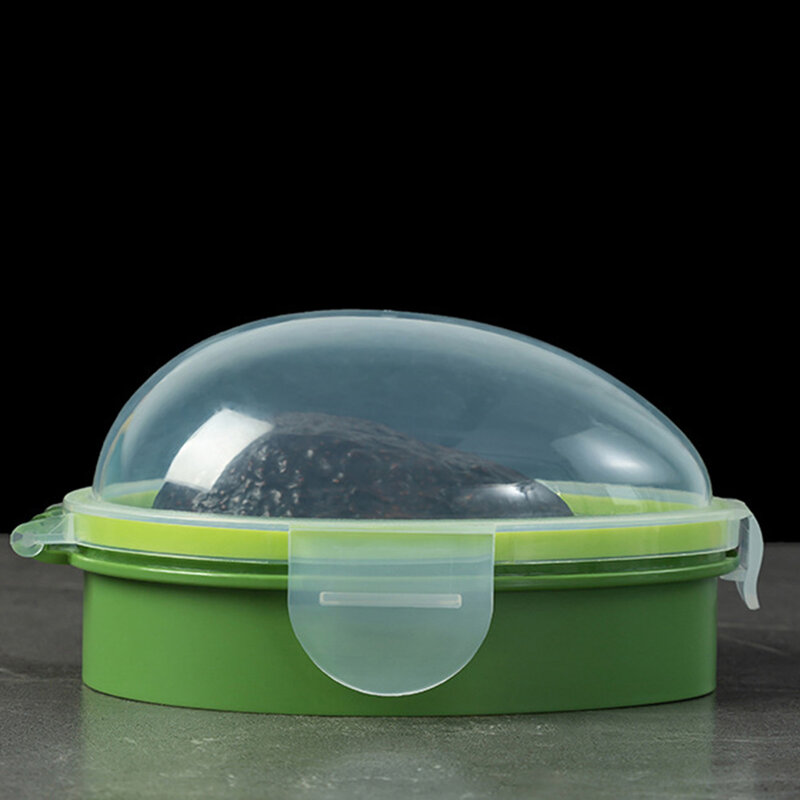 Avocado Keeper With Snap-on Transparent Lid Stackable Reusable Avocado Keep Fresh Container Fit For Picnics Going To Enjoyment