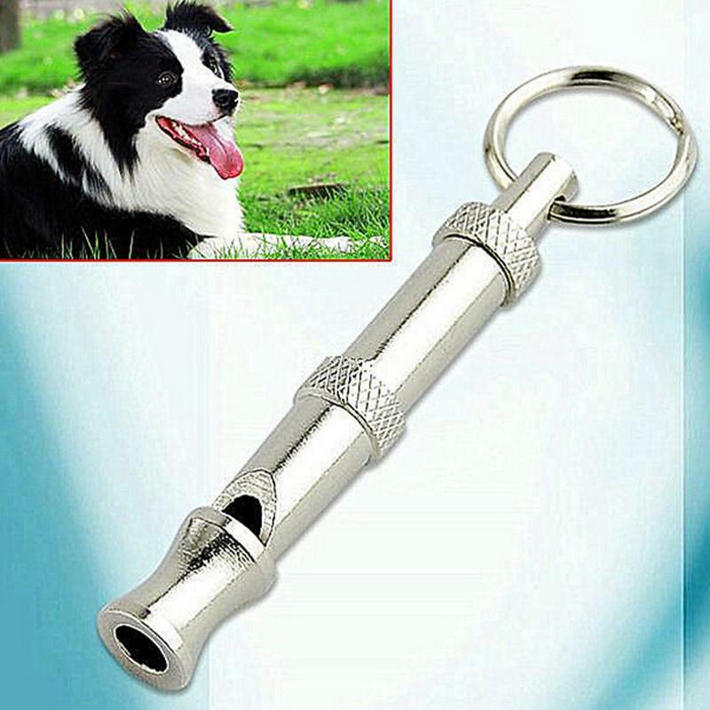 Silbato supersónico de alta frecuencia para perro y mascota, Control de ladridos, flauta de entrenamiento, silbato disuasorio para cachorro, flauta ajustable
