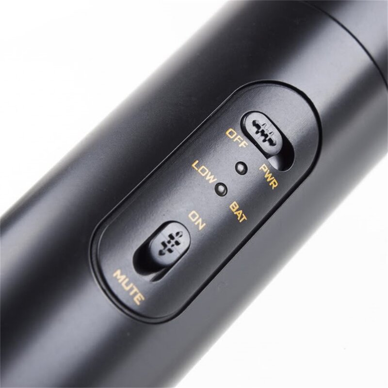 2 беспроводных ручных фотомикрофона Great + Reviever двойные сигнальные индикаторы изысканный дизайн прочный великолепный