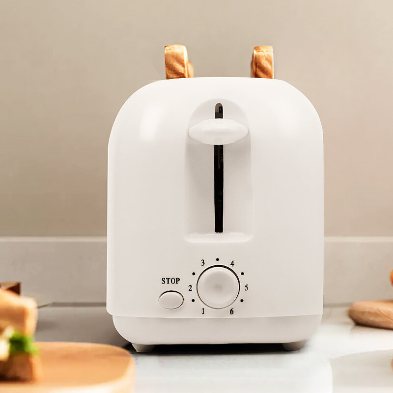 Automatic Toaster 2-Slice Breakfast Sandwich Maker Baking Cooking Tool Fast Heating Bread Toaster Household Breakfast multifunct