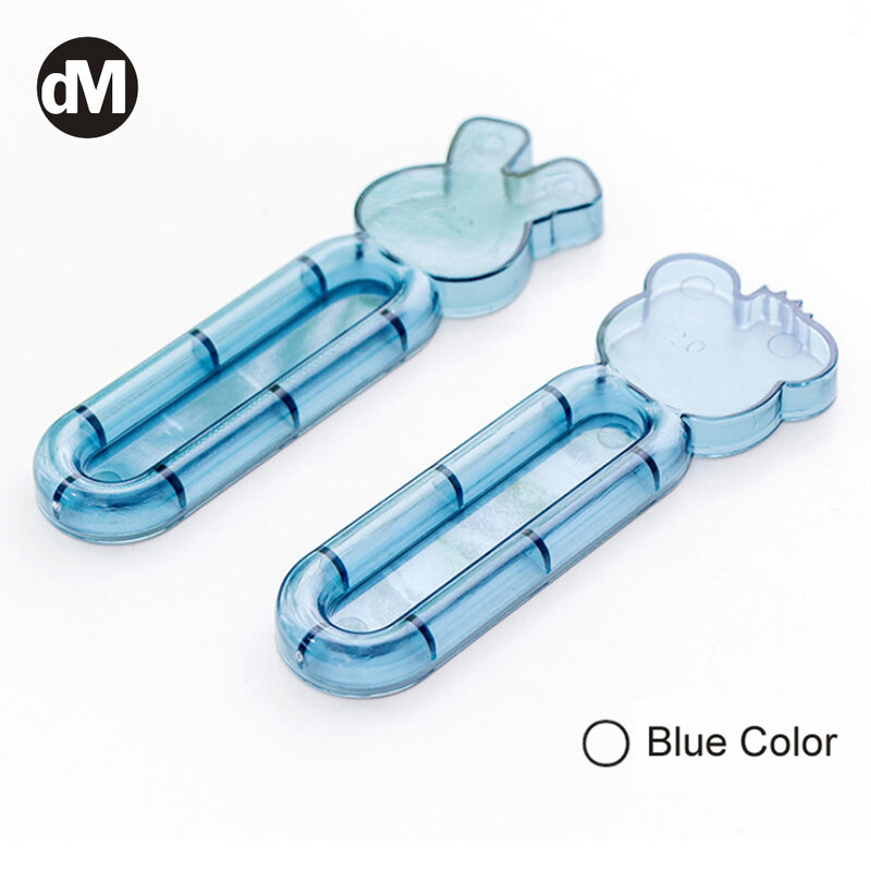 DM 2-20pcs/Set Coffee & Blue Colors Transparent Glass Door Handle Sliding Glass Door Adhesive Type Auxiliary Pull Glass Window