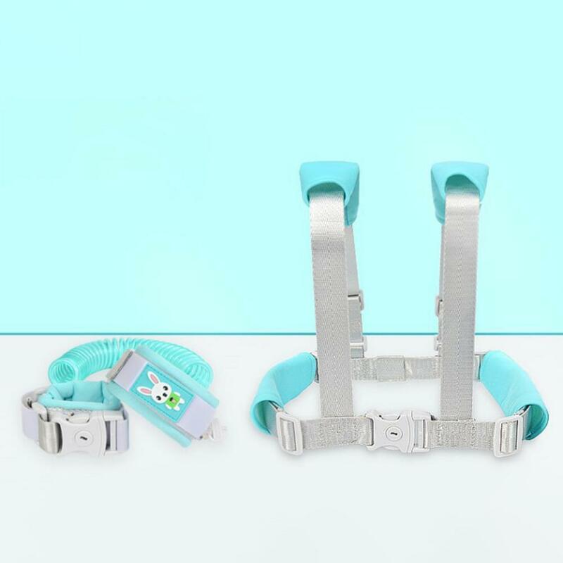 Toddler Rope Leash Child Safety Harness Leash Adjustable Anti Lost Traction Rope Strap Bracelet 2 In 1 Leash Wristband Belt Baby