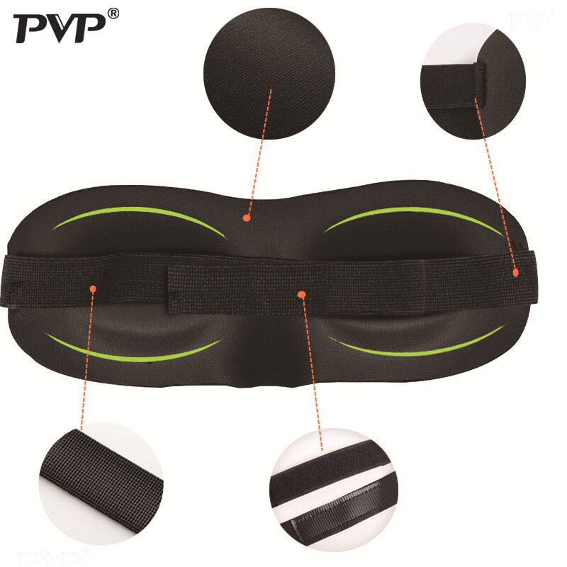 Unisex 3D Sleep Mask Tracel Eyepatch Shade Cover Sleep Aid Portable Blindfold Adjust Blindfold Natural Sleeping masks for relax
