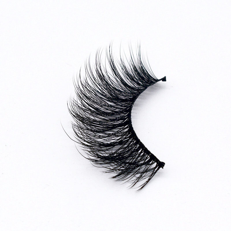 Valse Wimpers Faux Nertsen Haar Wispies Pluizige 3D Multilayers Lange Dikke Volledige Volume Schoonheid Nieuwe Mode Eye Lash Extension