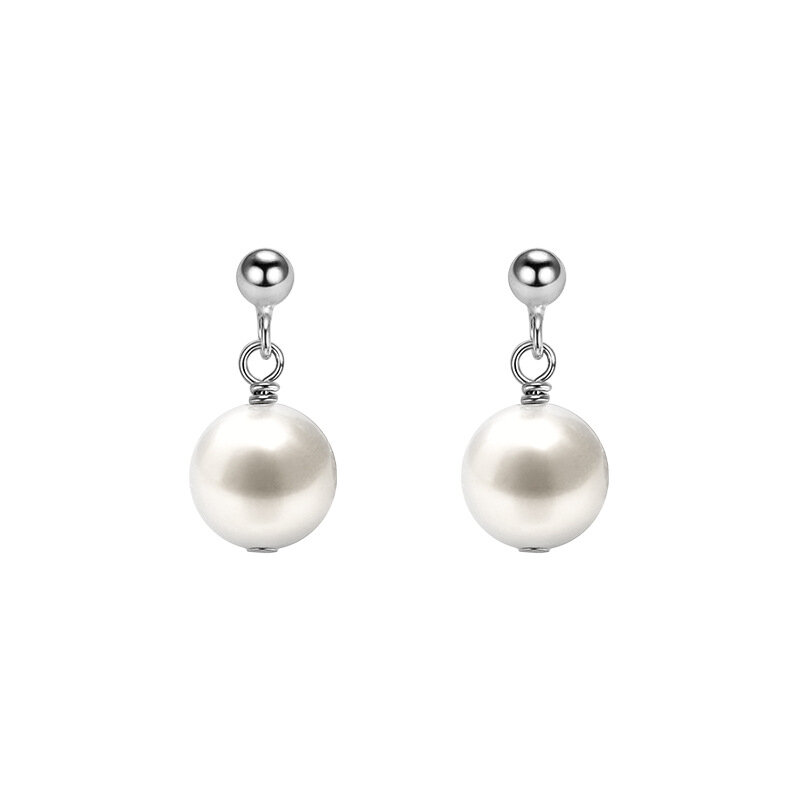 Pendientes de perlas para mujer, novedad de 2021, pendientes de lujo ligeros de alta gama, pendientes de verano