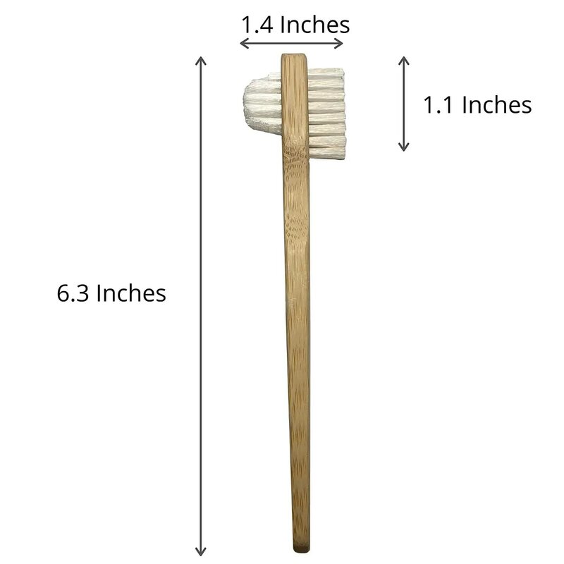 100 pces eco amigável bambu ortodôntico dupla face escovas de dentes falsos escova de dentes macio-cerdas ferramentas de cuidado oral dropshipping